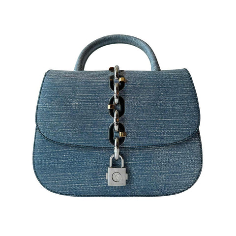 Valentino Rockstud Leather Flap Clutch