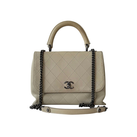 Valentino Rockstud Leather Flap Clutch