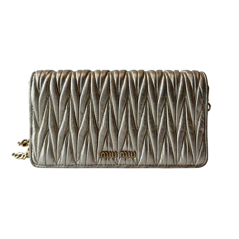 Valentino Rockstud Leather Flap Clutch