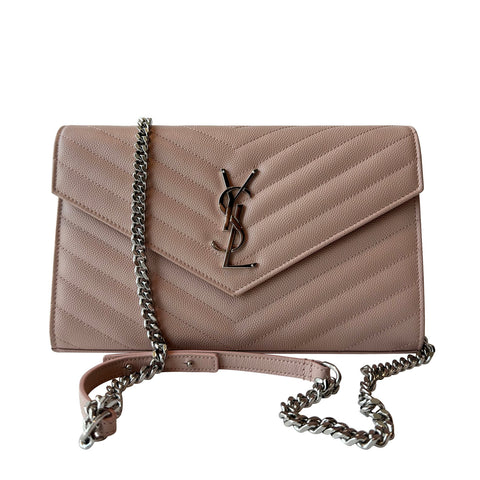 Valentino Rockstud Leather Flap Clutch