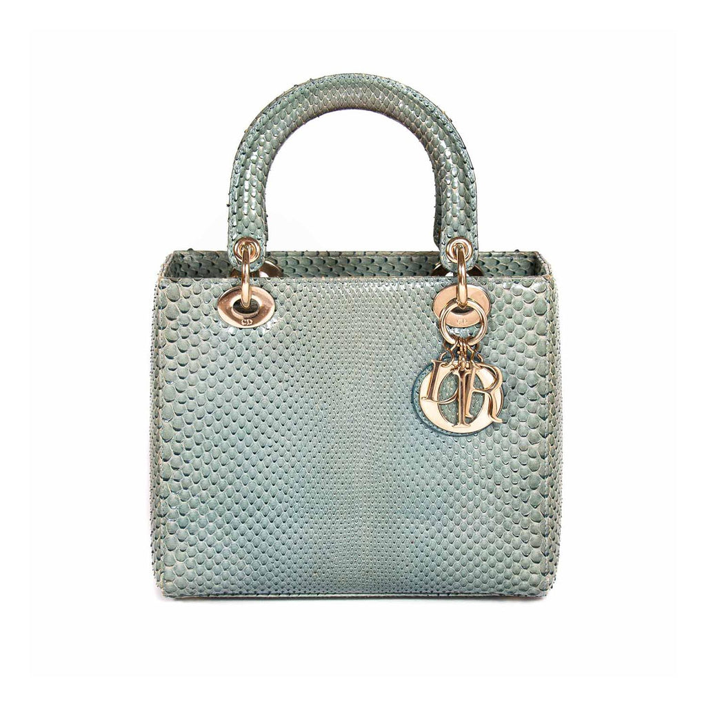 Christian Dior Python Medium Lady Dior