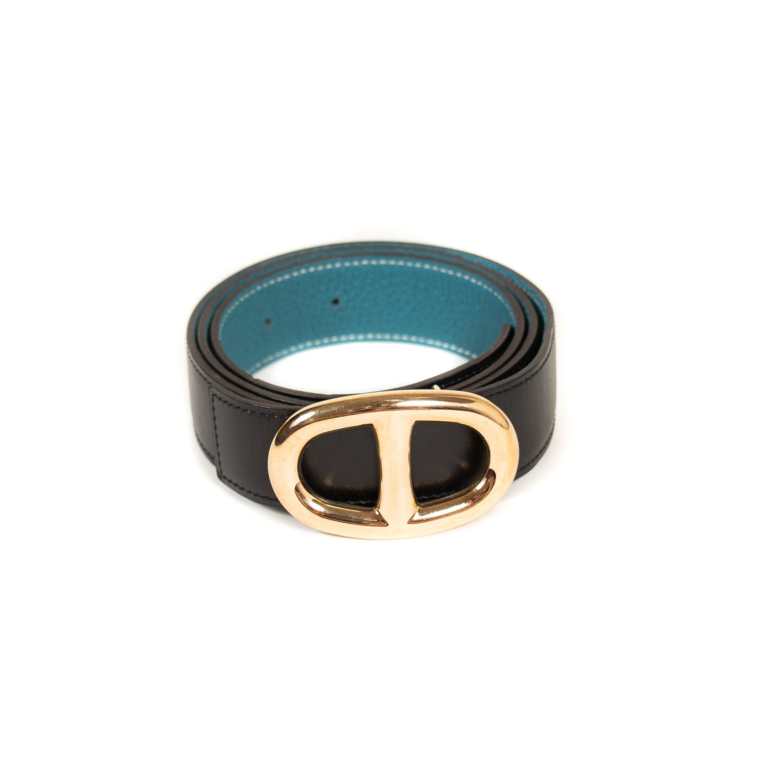 Hermes Belt Chaine D\'ancre Blue Hydra Iris Hermes Chaine D main image 3