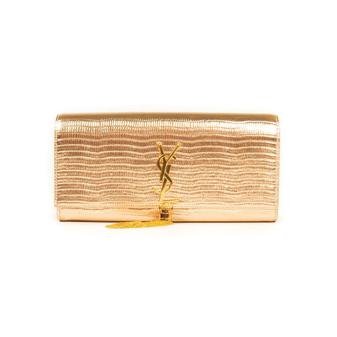 Stella McCartney Specked Metallic Fold Over Shoulder Bag