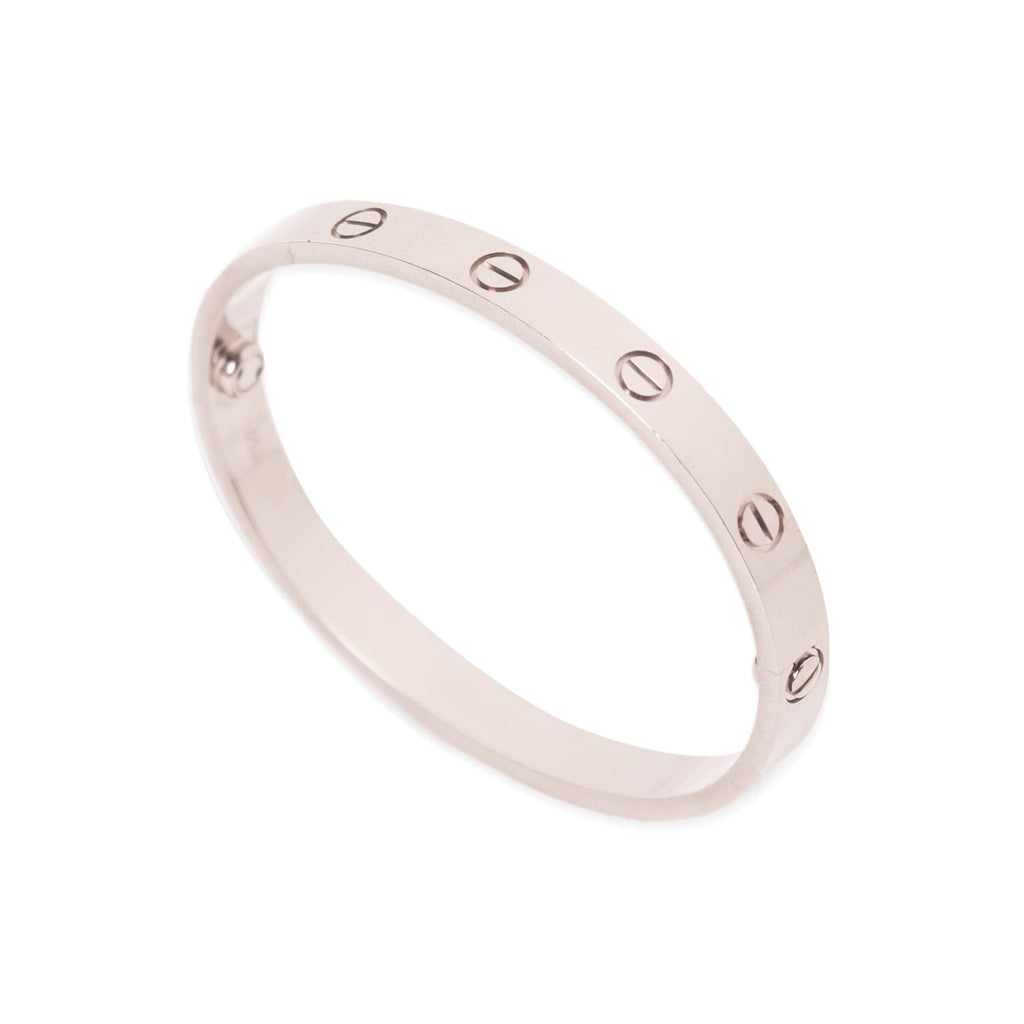 Cartier White Gold Love Bracelet