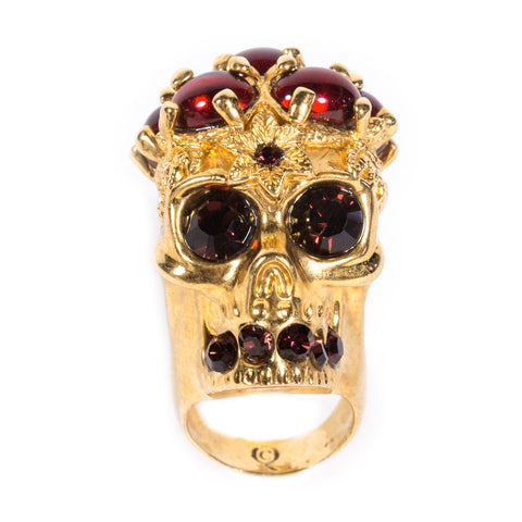 Alexander McQueen Skull Box Clutch