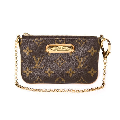 Stella McCartney Specked Metallic Fold Over Shoulder Bag