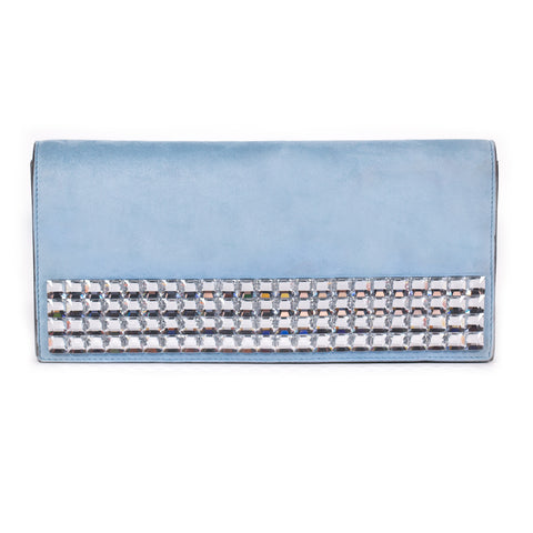 Stella McCartney Specked Metallic Fold Over Shoulder Bag