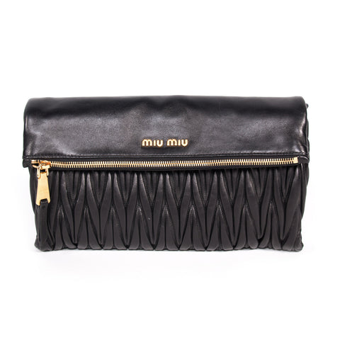 Stella McCartney Specked Metallic Fold Over Shoulder Bag