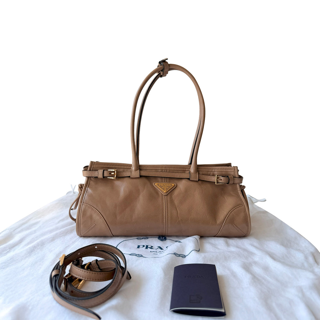 Prada Bonnie Medium Leather Handbag