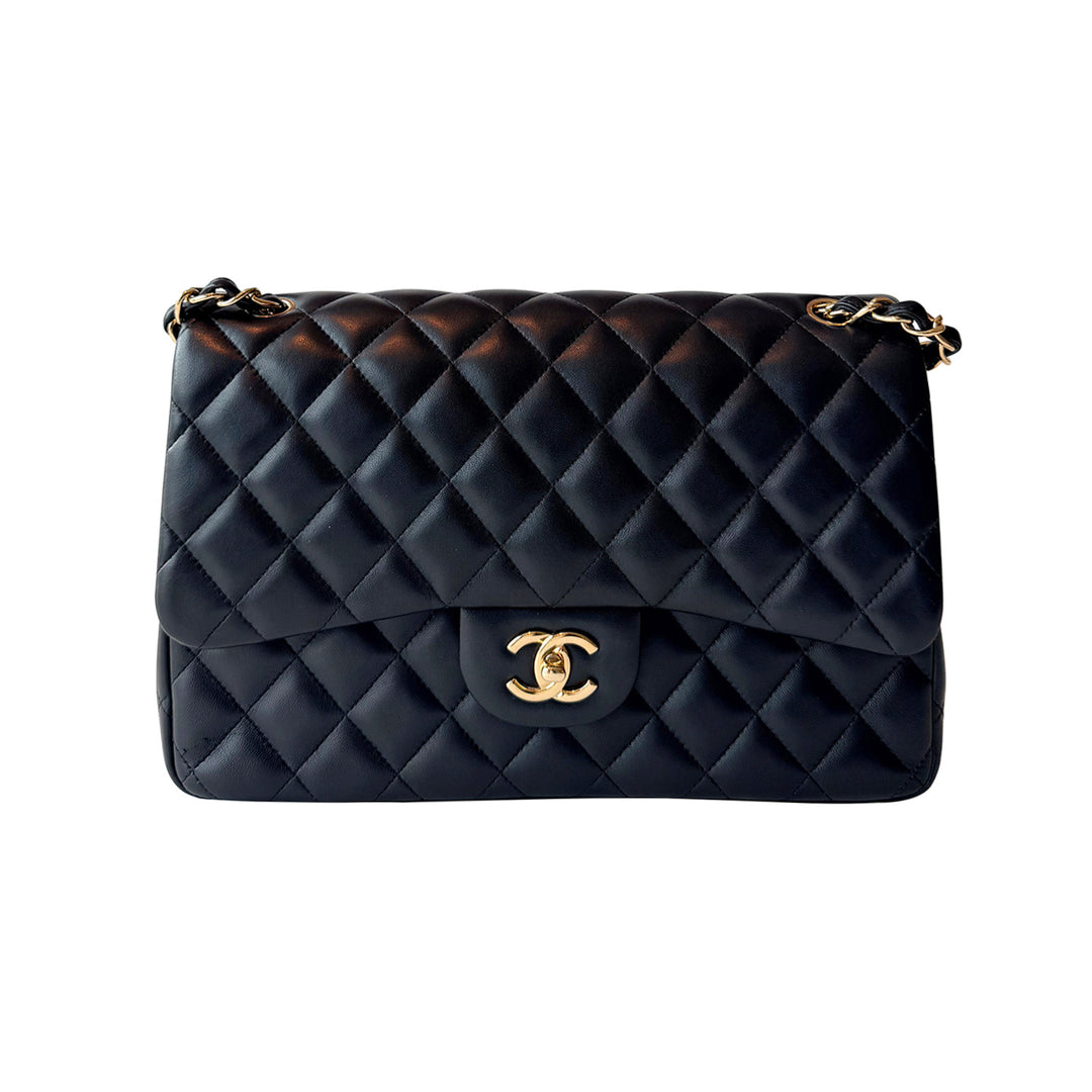 Chanel Classic Jumbo Double Flap Bag - revogue