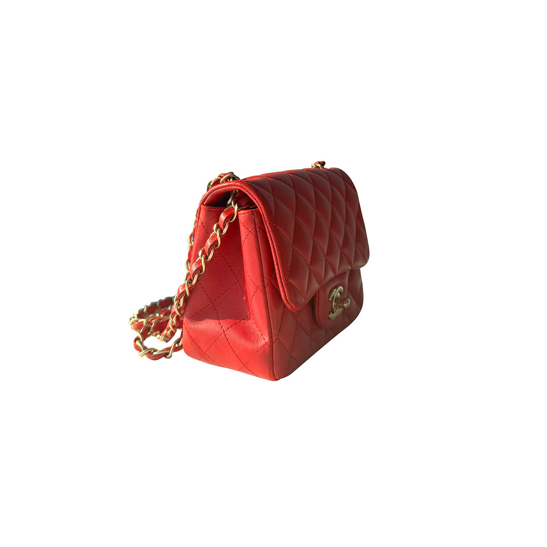 Chanel Mini Square Classic Flap Bag - revogue