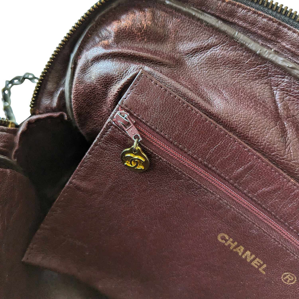 Chanel medium flap blue - Gem