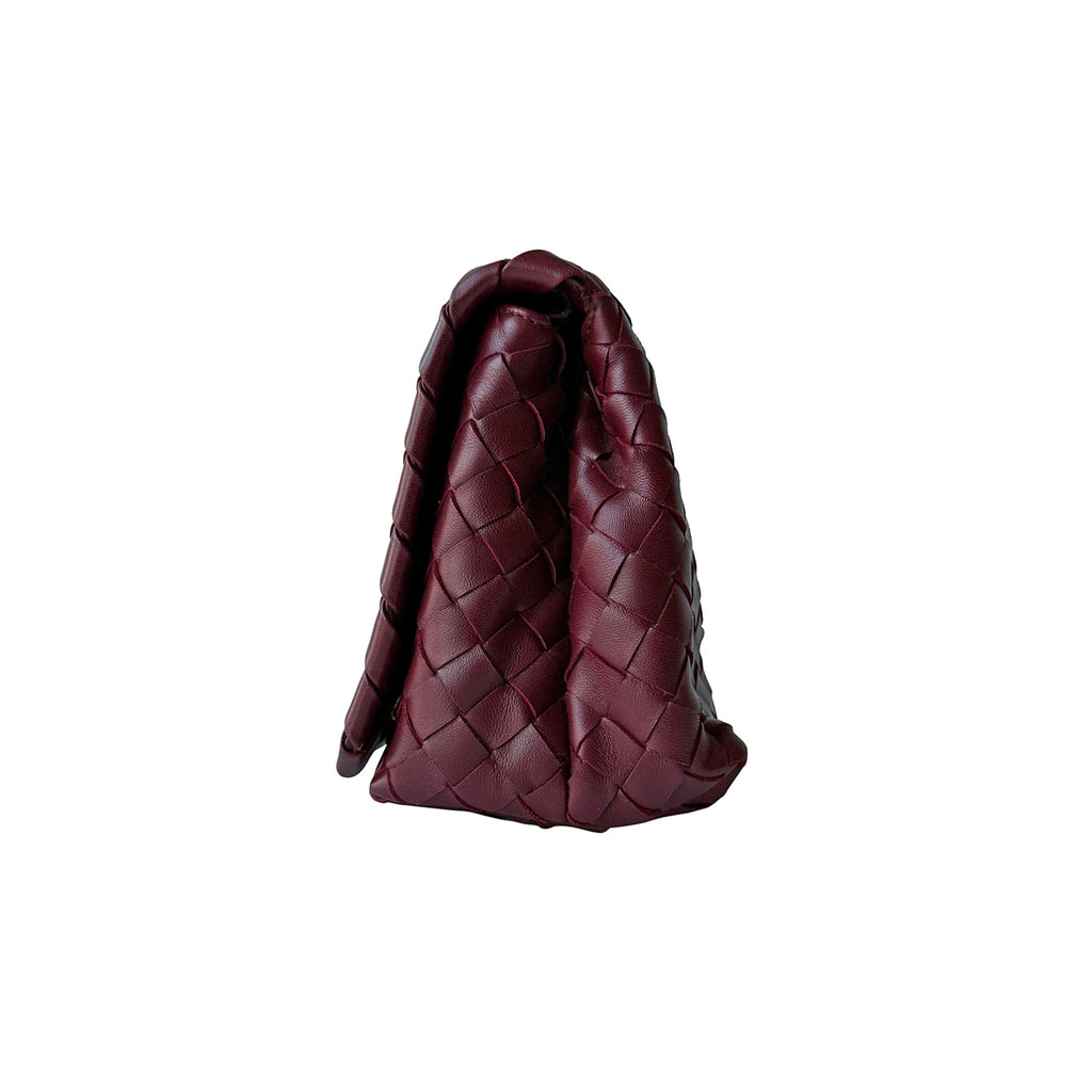 Bottega Veneta Intrecciato Flap Crossbody Bag