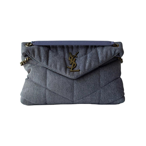Saint Laurent Monogram Metallic Clutch