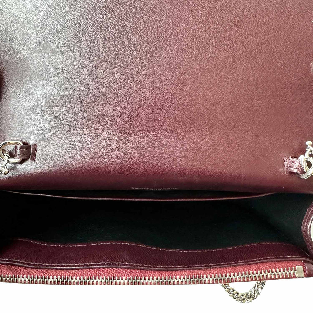 Saint Laurent Kate Velvet Shoulder Bag