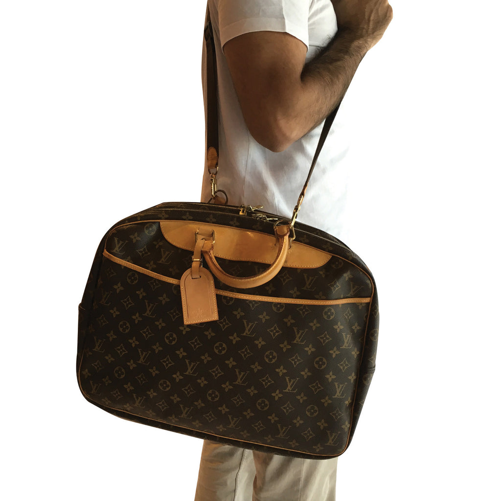 Louis Vuitton Alize Travel Bag Brown Monogram – LaVal's Lux