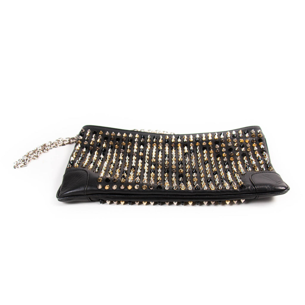 Christian Louboutin Loubiposh Studded Clutch Bags Christian Louboutin - Shop authentic new pre-owned designer brands online at Re-Vogue