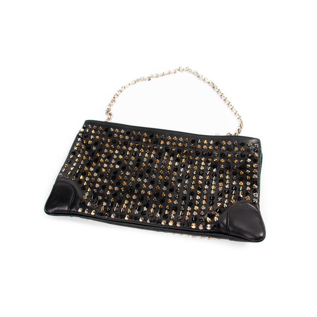 Christian Louboutin Loubiposh Studded Clutch Bags Christian Louboutin - Shop authentic new pre-owned designer brands online at Re-Vogue