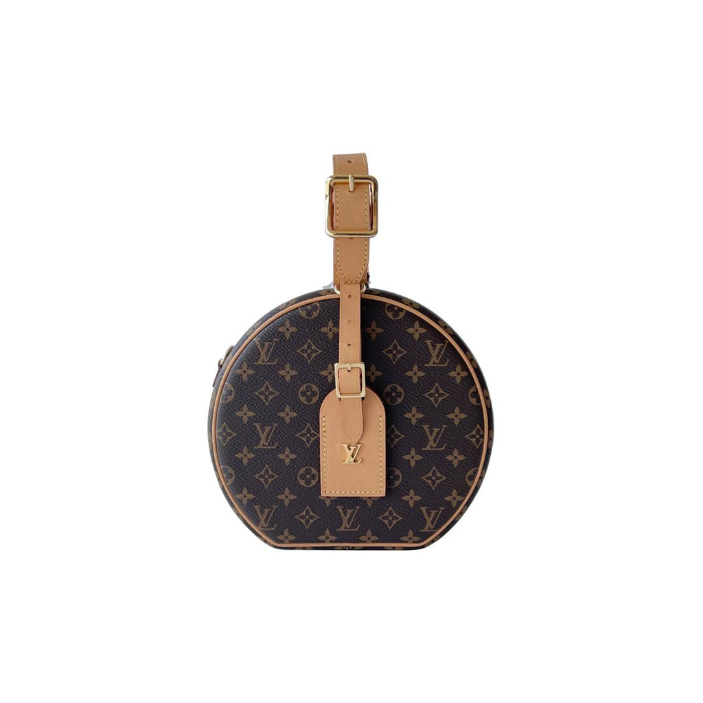 Louis Vuitton - Authenticated Petite Boîte Chapeau Handbag - Leather Brown for Women, Never Worn