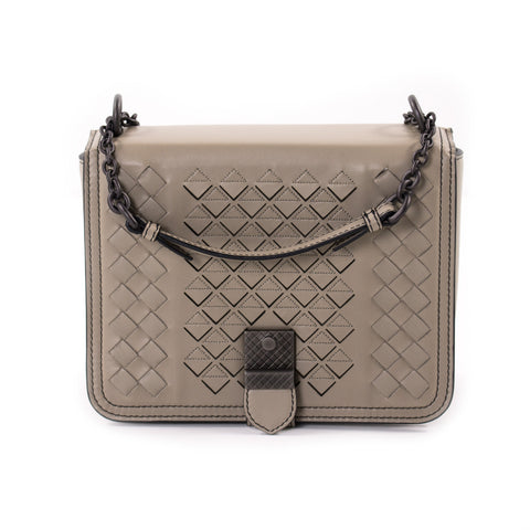 Bottega Veneta Intrecciato Double Row Knot Bracelet