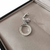 Bvlgari 18K Diamond Circle Drop Earrings