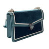 Bvlgari Velvet Serpenti Diamond Blast Shoulder Bag