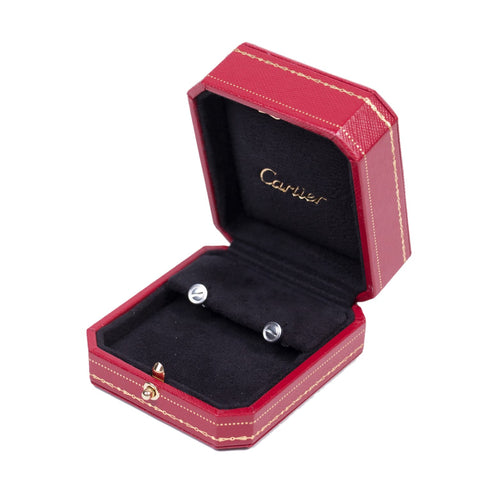 Cartier Juste Un Clou White Gold Earrings