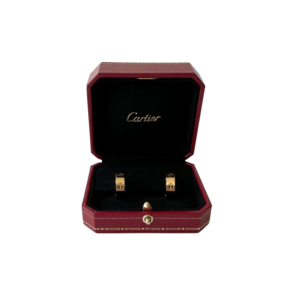 Cartier Yellow Gold Love Earrings