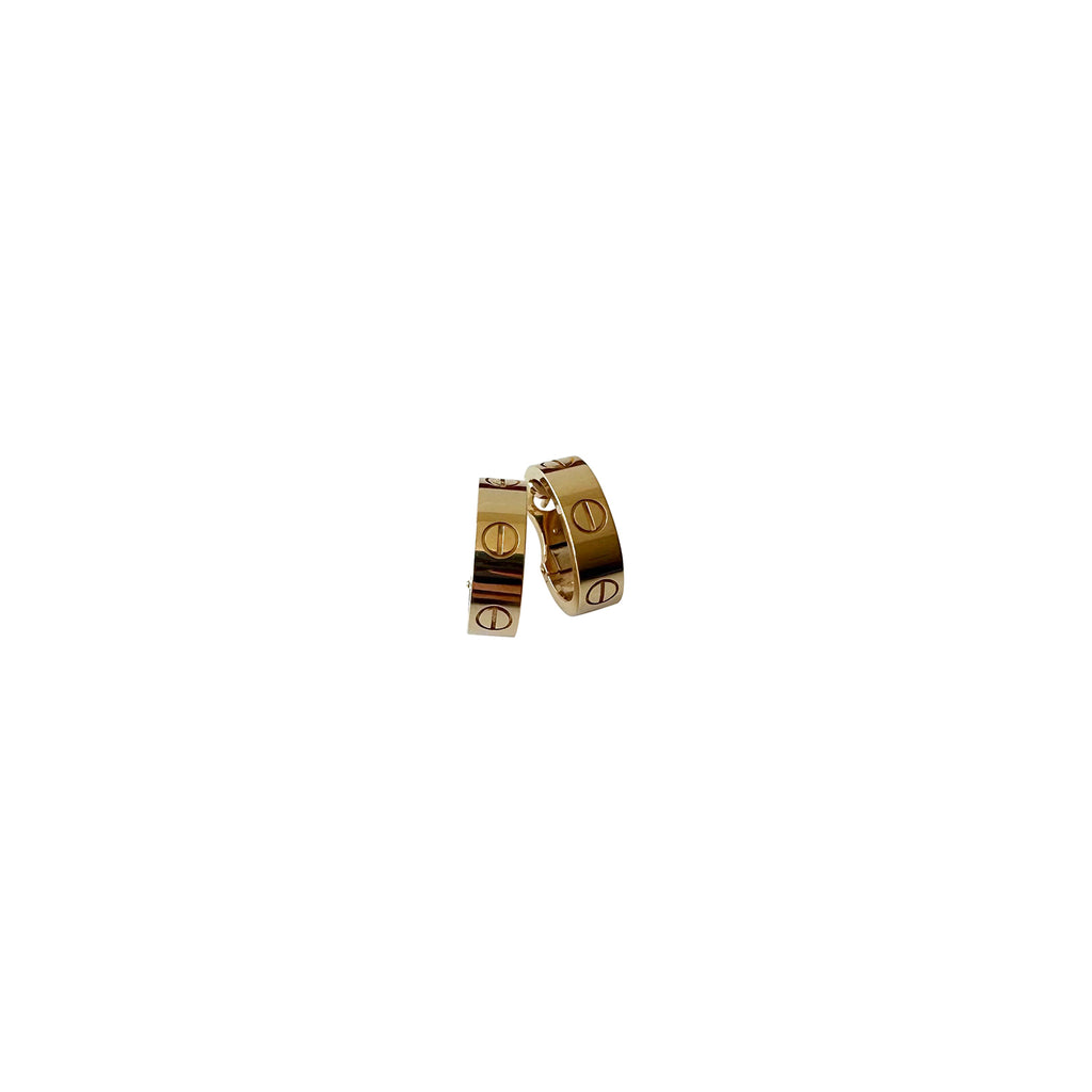 Cartier Yellow Gold Love Earrings