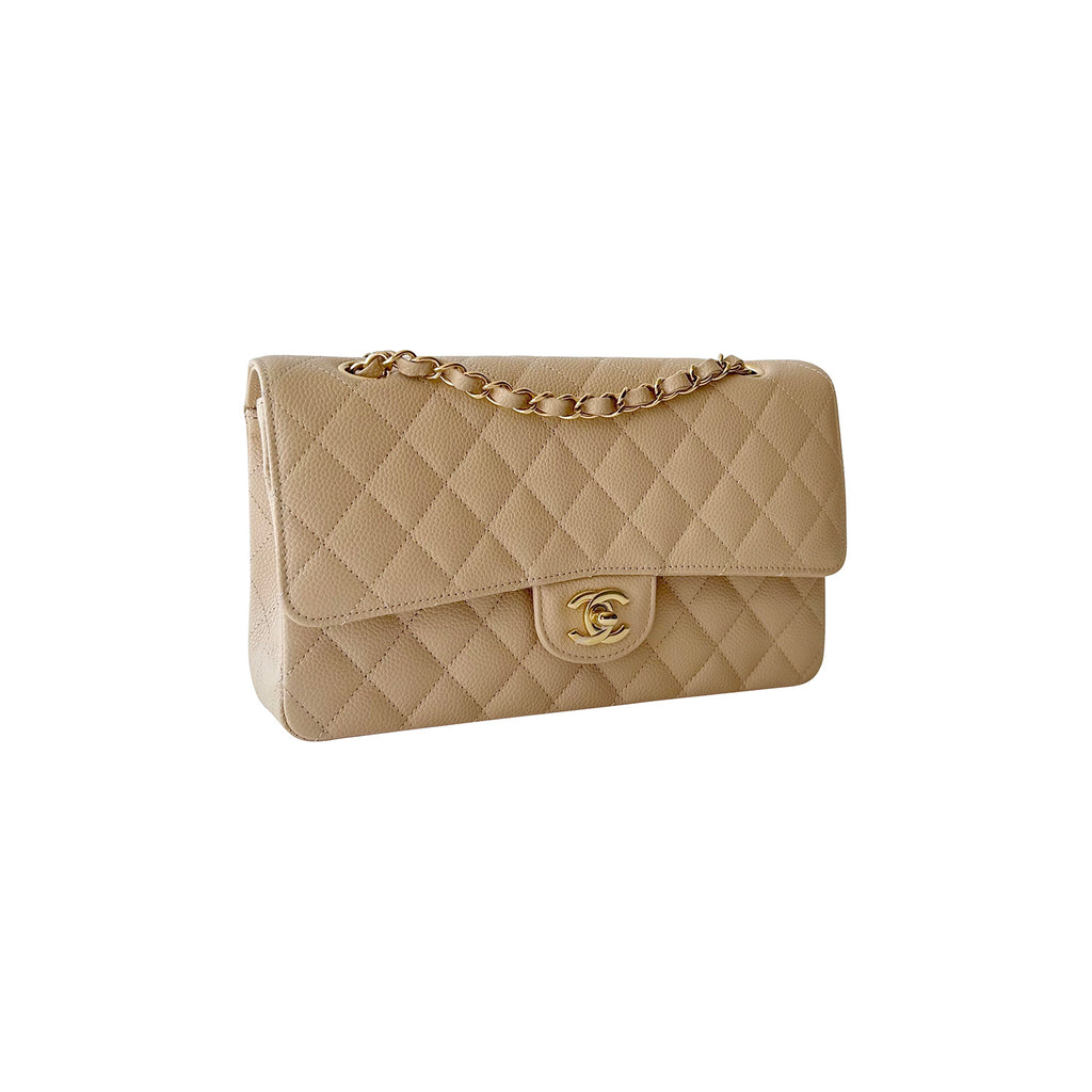 Chic Chanel Matelasse Shoulder Bag Double Flap w/ Auth. Card