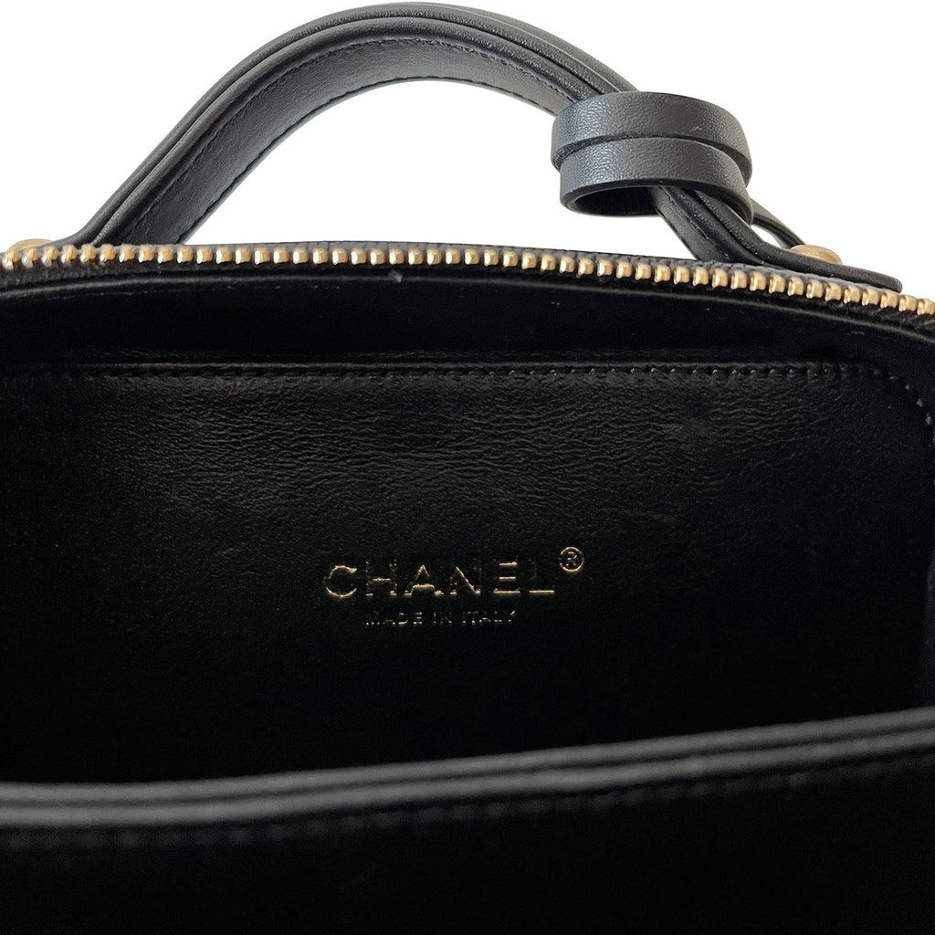 Chanel Small Filigree Vanity Case