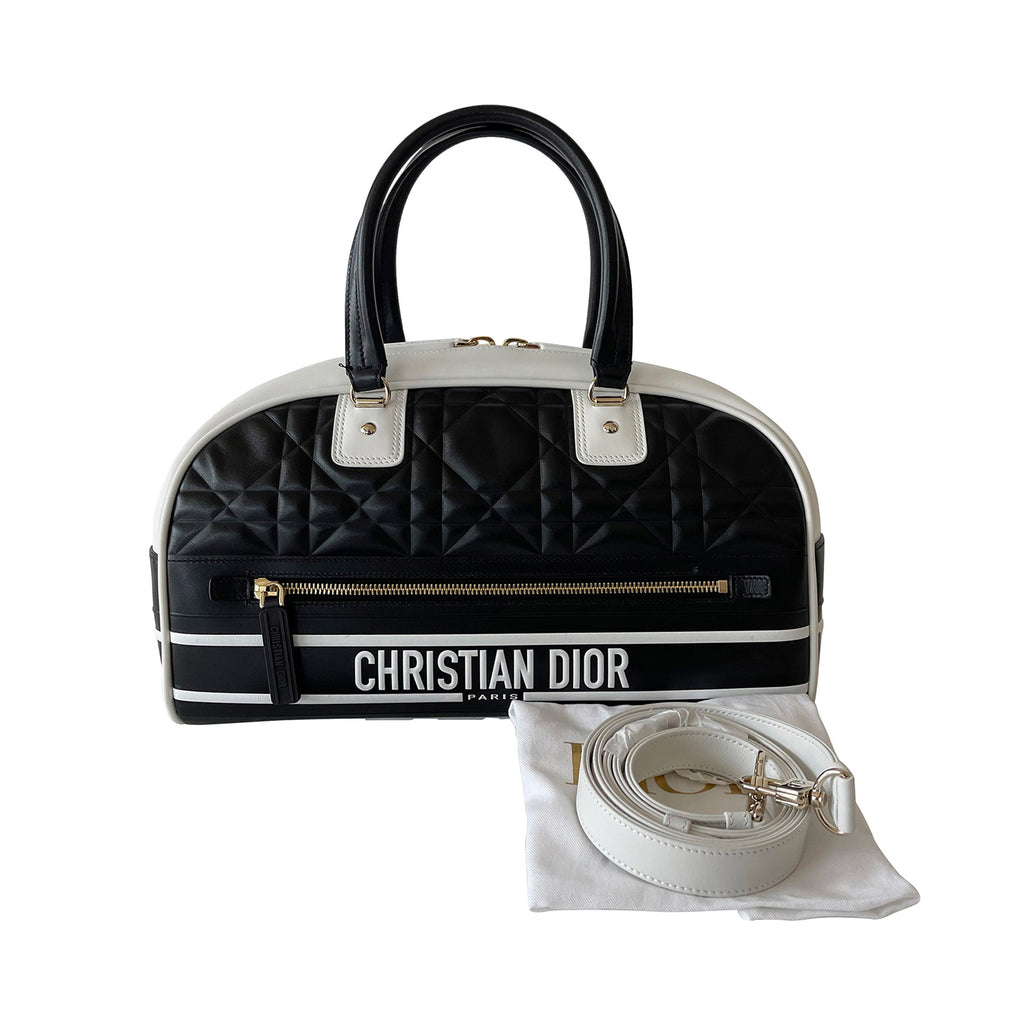 Christian Dior Medium Vibe Zip Bowling Bag