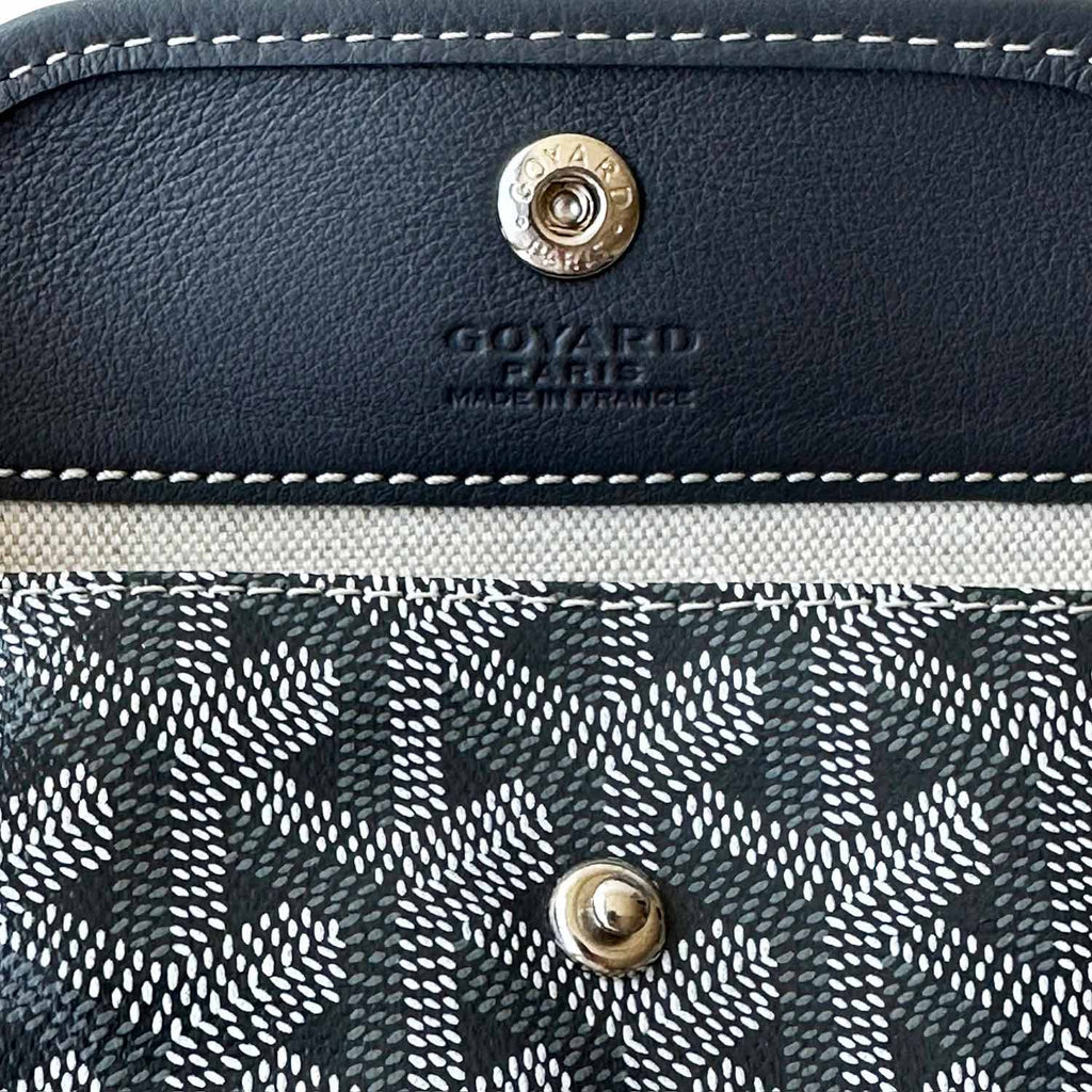 GOYARD Goyardine Reversible Mini Anjou Navy 252693