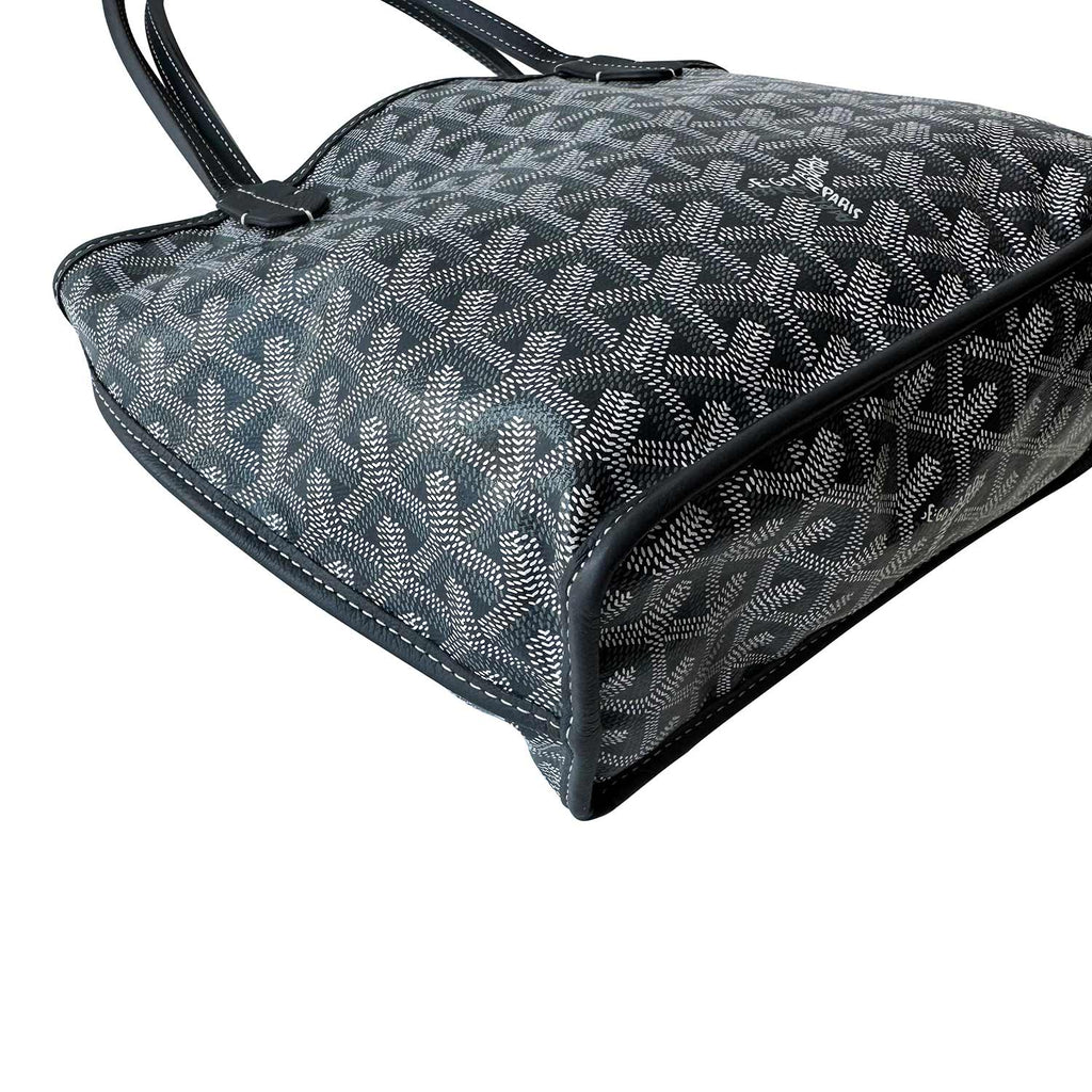 Goyard Reversible Mini Anjou w/Pouch - Grey Totes, Handbags - GOY26605