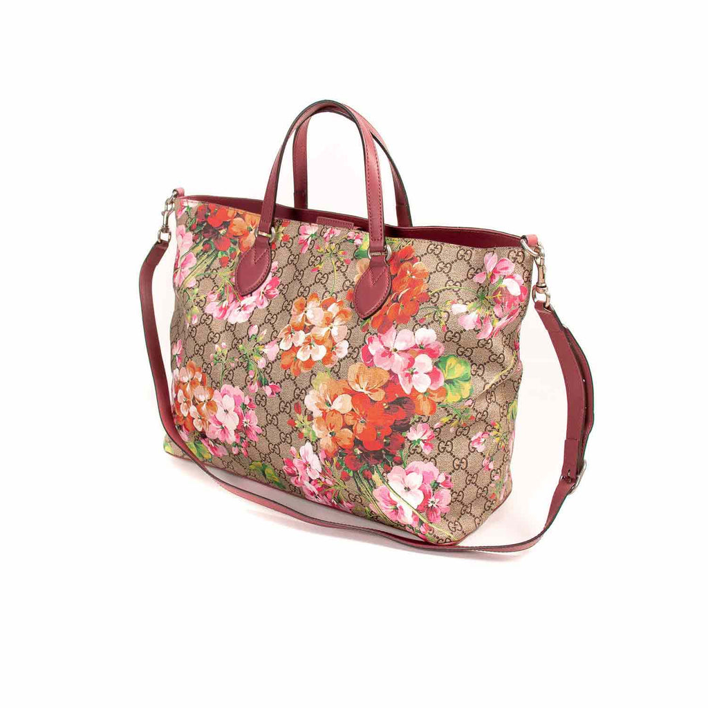 Gucci Soft GG Blooms Shopper Tote Bag Bags Gucci - Shop authentic new pre-owned designer brands online at Re-Vogue