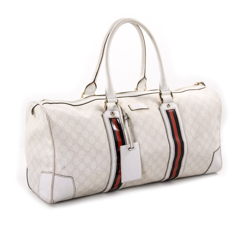 Shop GUCCI 2023-24FW Maxi duffle bag with Web (760152FACK79768) by