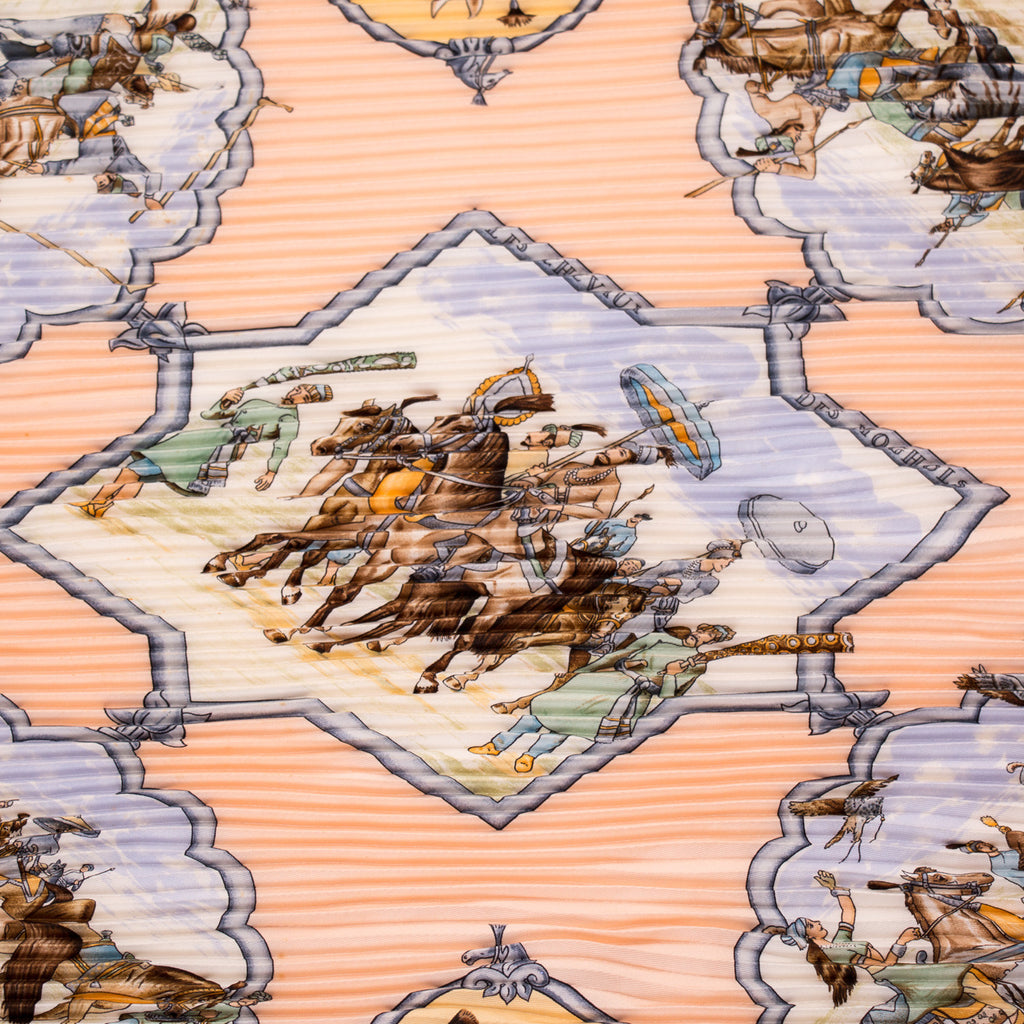 Hermes Les Cheavaux Des Moghols Printed Silk Scarf Accessories Hermès - Shop authentic new pre-owned designer brands online at Re-Vogue