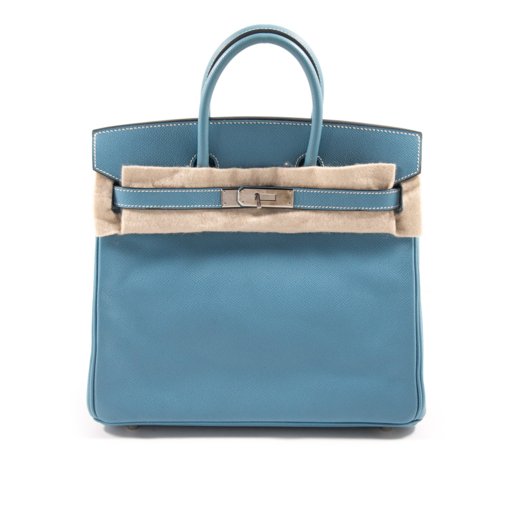 Shop authentic Hermès Birkin 28 HAC Blue Jean Epsom at revogue for just USD  8,000.00