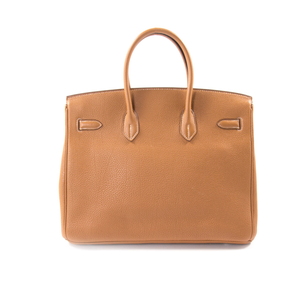 Shop authentic Hermès Birkin 35 Gold Togo Leather at revogue for just USD  9,200.00