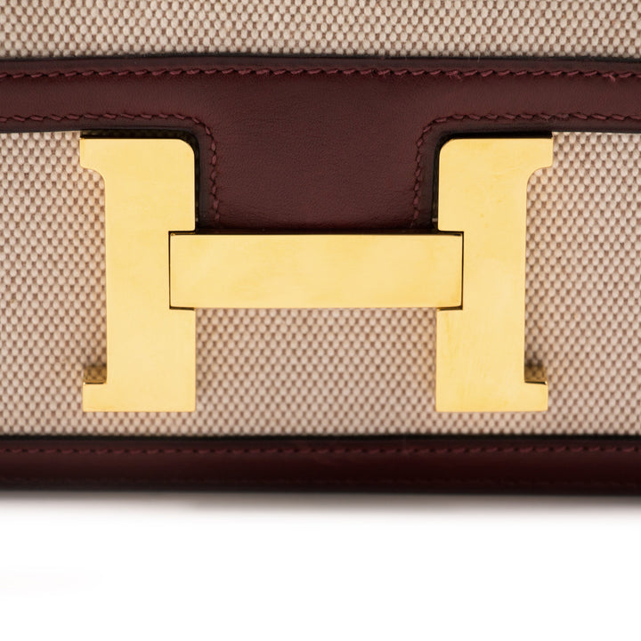 Hermès Constance 23 Crinoline Toile Canvas Leather Bags Hermès - Shop authentic new pre-owned designer brands online at Re-Vogue