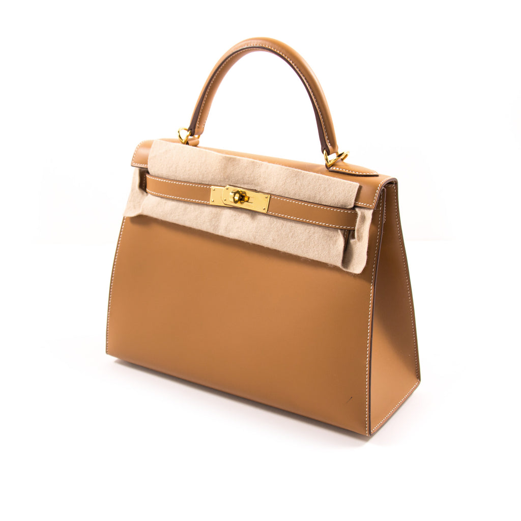 Hermès Kelly 28 Sellier Gold Chamonix Calf Bags Hermès - Shop authentic new pre-owned designer brands online at Re-Vogue