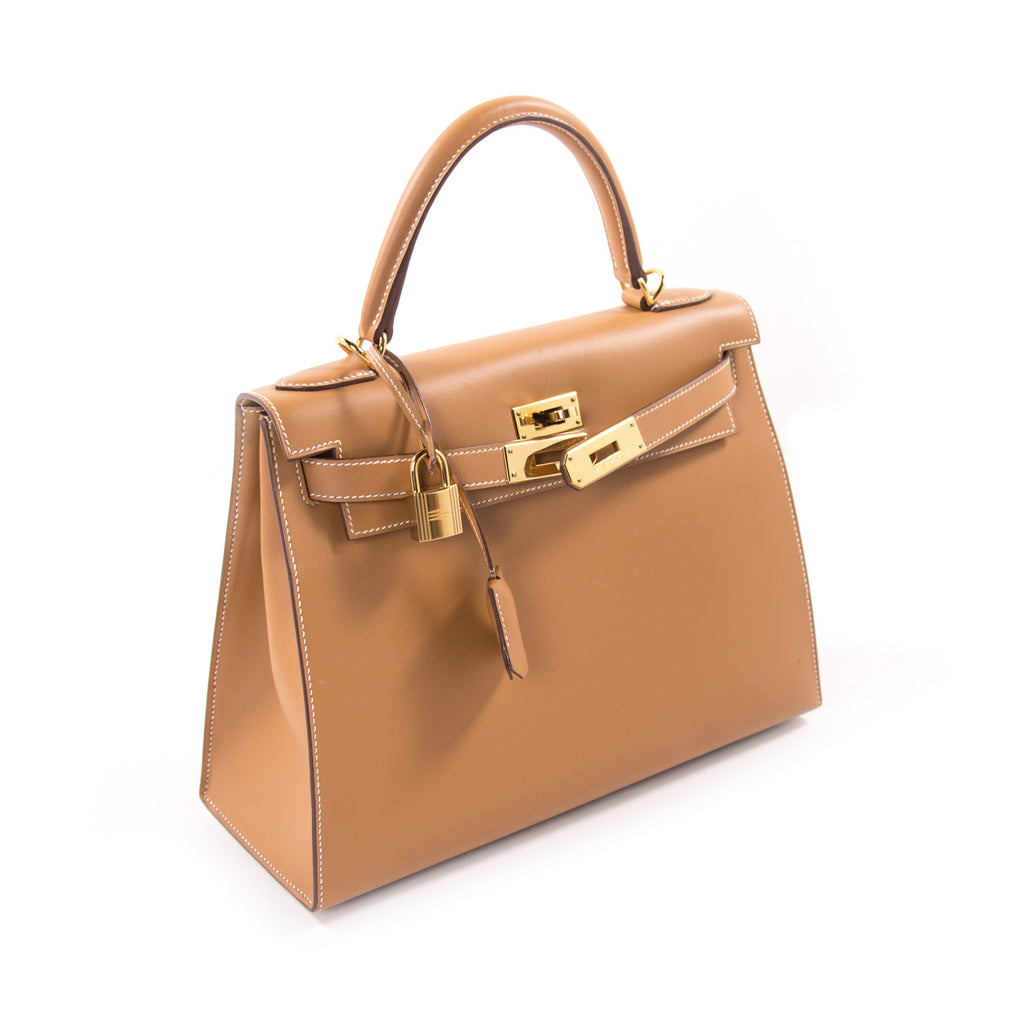 Hermès Kelly 28 Sellier Gold Chamonix Calf Bags Hermès - Shop authentic new pre-owned designer brands online at Re-Vogue