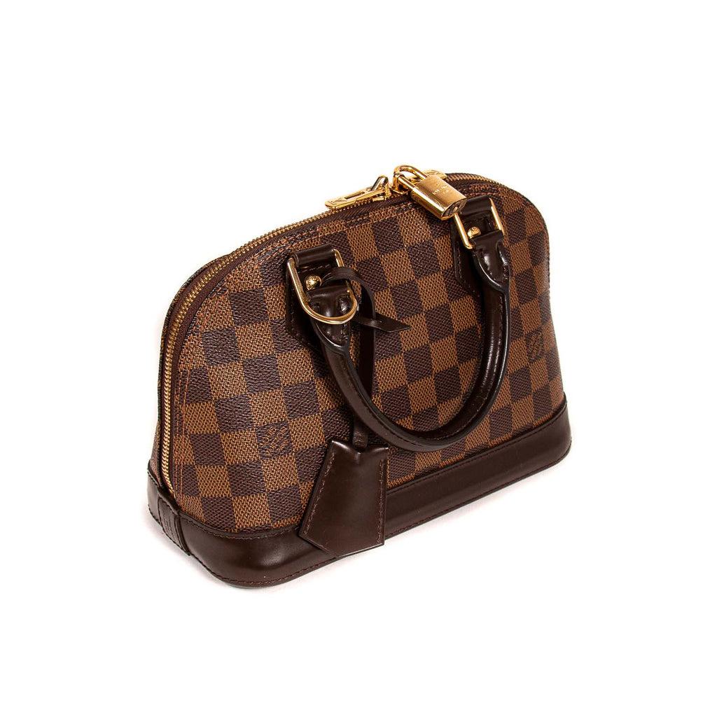 Shop authentic Louis Vuitton Damier Ebene Alma BB at revogue for