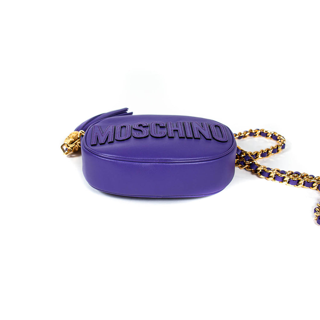 Moschino Tassel Logo Camera Bag