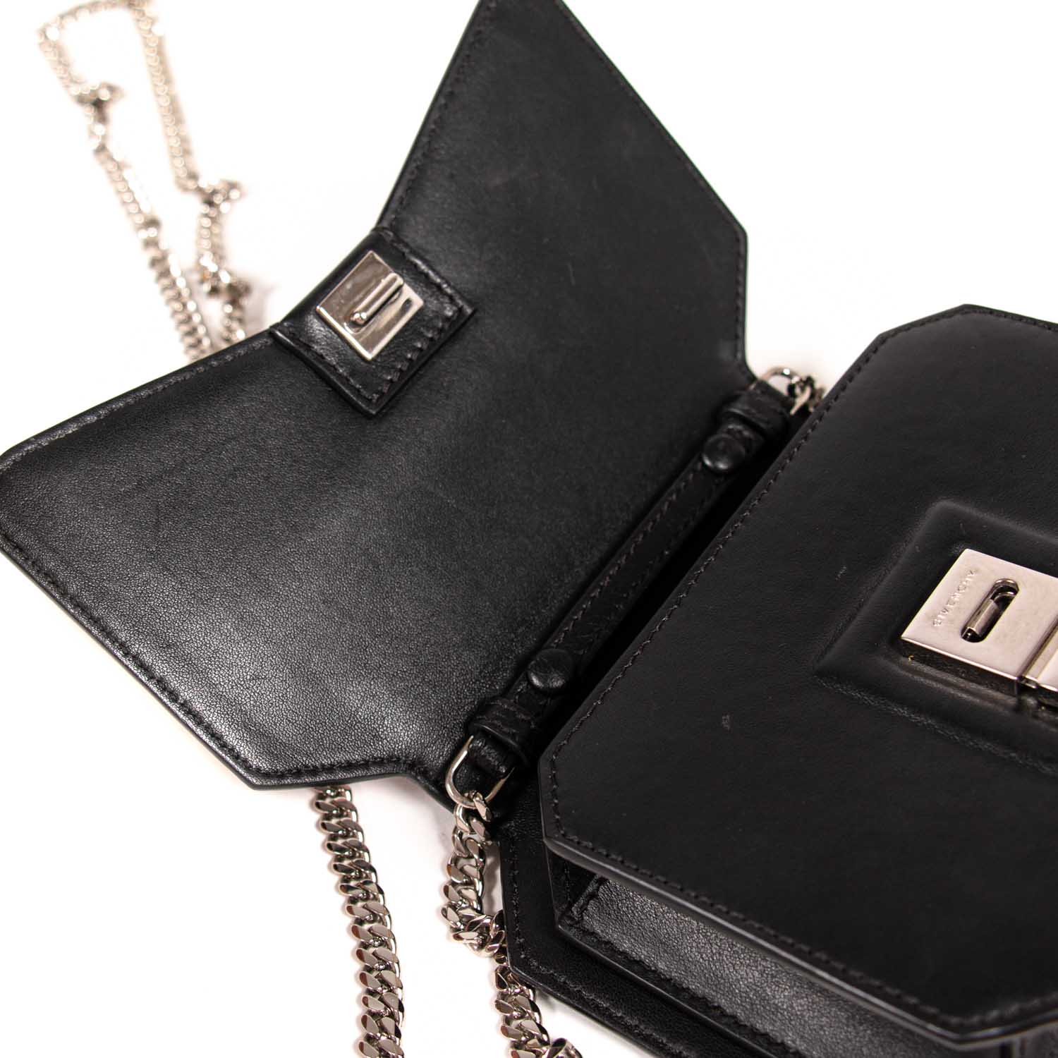 Shop authentic Givenchy Mini Bow Cut Cross Body Bag at revogue for just