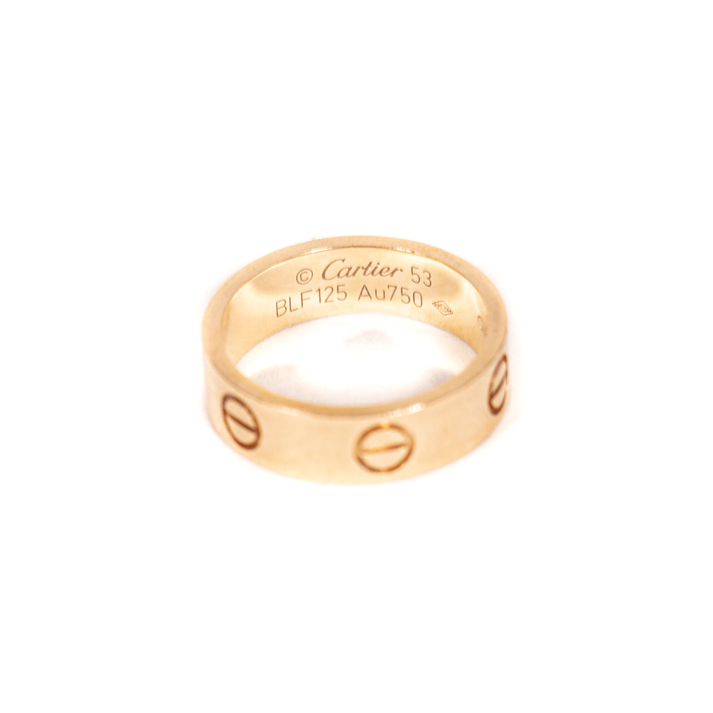 Cartier Yellow Gold Love Ring