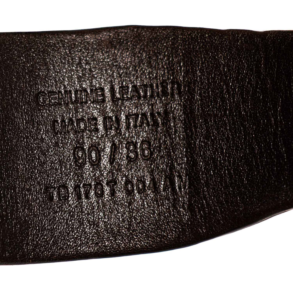 Tom Ford T Logo Leather Belt