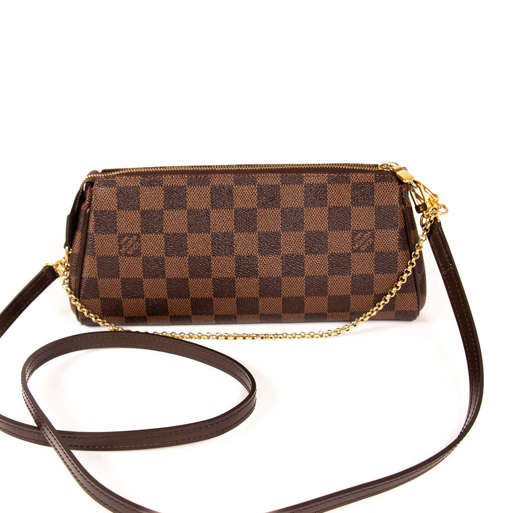 LOUIS VUITTON Damier Ebene Eva Clutch 1120567