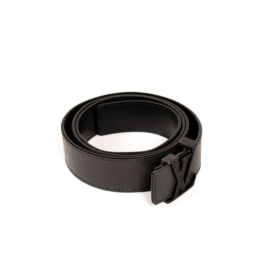 Initiales leather belt