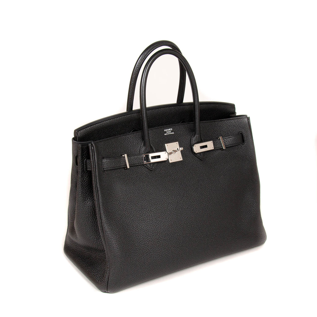 Hermès Birkin 35 Black Togo Leather